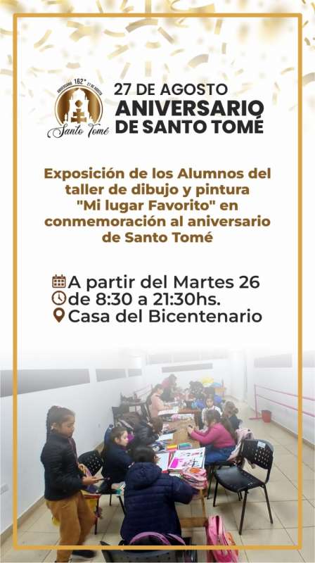 Exposición de alumnos del taller de  dibujo y pintura